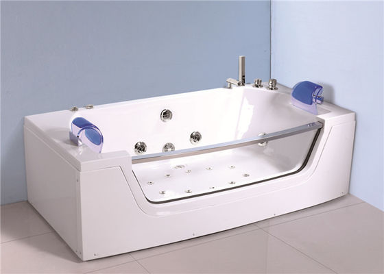 Tina de baño de Whirlpool del Jacuzzi de Retangle libre con 10 pequeños jets